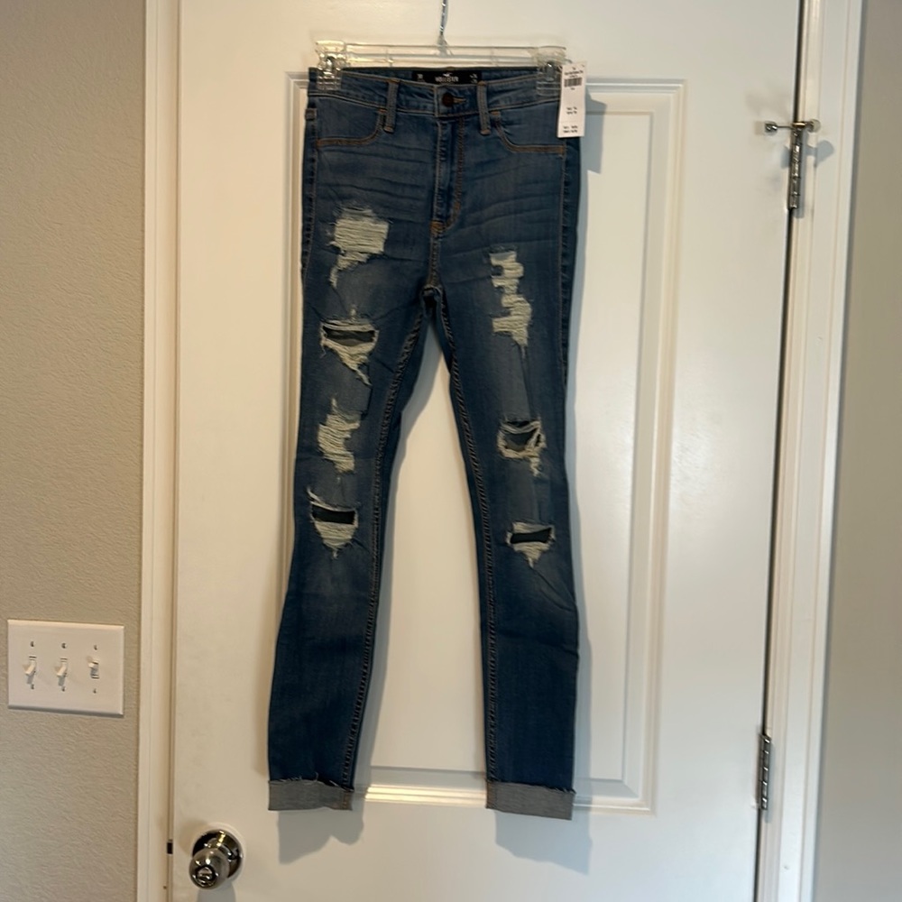Hollister high rise jean leggings, NWT, 3R